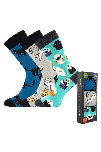 ponožky Debox - mix B (Velikost 35-38 (23-25), 1 ks)