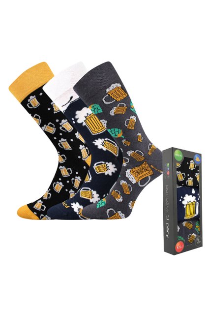 ponožky Debox - mix E (Velikost 39-42 (26-28), 1 ks)