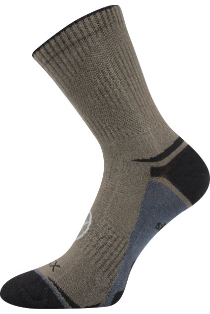 ponožky Optifan 03 - khaki (Velikost 35-38 (23-25), 1 pár)
