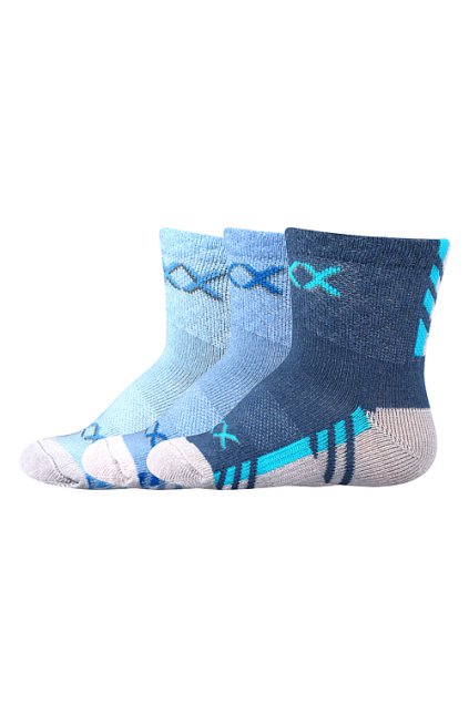 ponožky Piusinek - mix kluk (Velikost 14-17 (9-11), 3 pár)