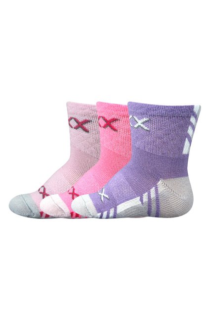 ponožky Piusinek - mix holka (Velikost 14-17 (9-11), 3 pár)