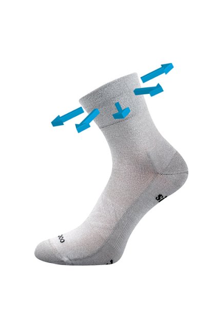 ponožky Baeron - světle šedá (Velikost 35-38 (23-25), 1 pár)