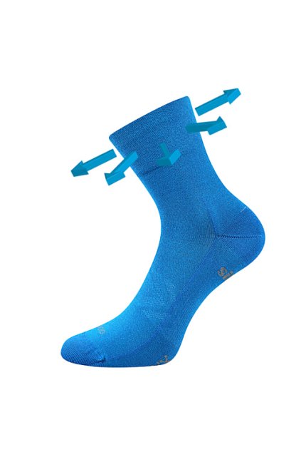 ponožky Baeron - modrá (Velikost 35-38 (23-25), 1 pár)