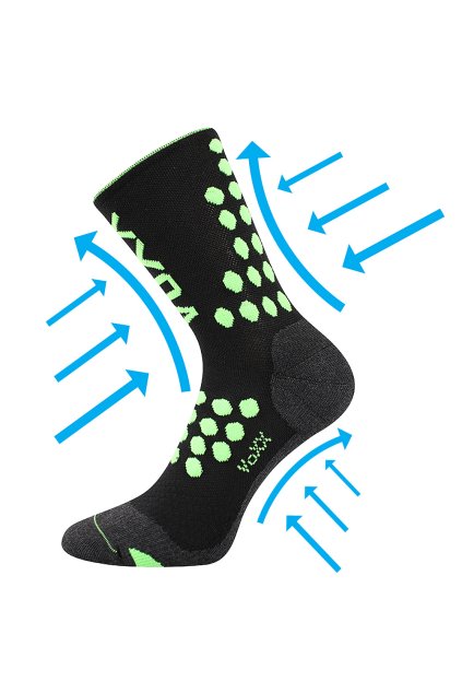 ponožky Finish - černá (Velikost 35-38 (23-25), 1 pár)