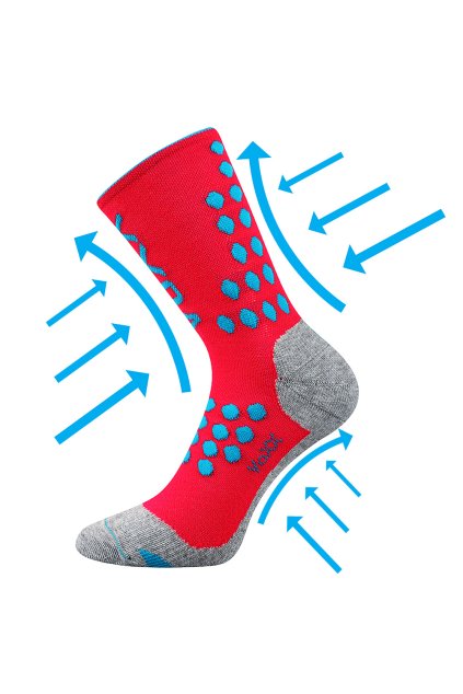 ponožky Finish - neon růžová (Velikost 35-38 (23-25), 1 pár)