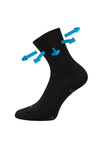 ponožky Esencis - černá (Velikost 35-38 (23-25), 1 pár)