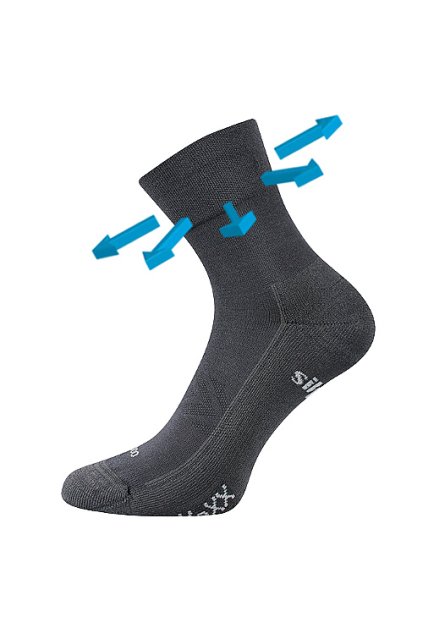 ponožky Esencis - tmavě šedá