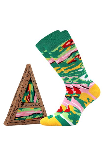 ponožky Pizza - 1 italian (Velikost 38-41 (25-27), 1 pár)
