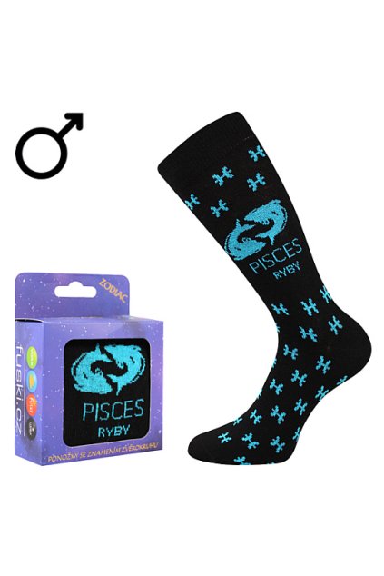 ponožky Zodiac - RYBY pánské (Velikost 42-46 (28-31), 1 pár)