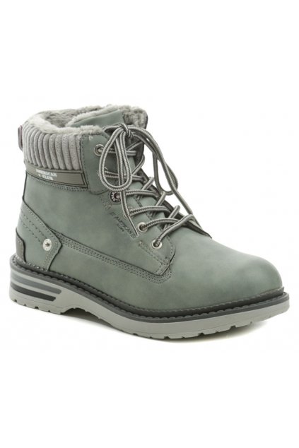 American Club RH43-2 šedé zimní boty