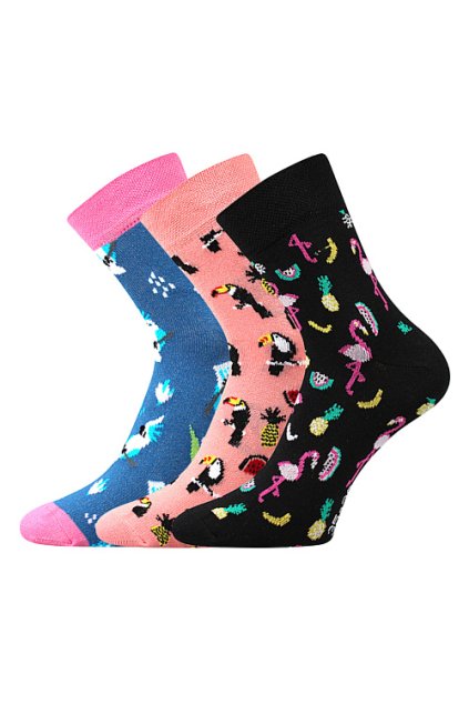 ponožky Xantipa 66 - mix (Velikost 35-38 (23-25), 3 pár)