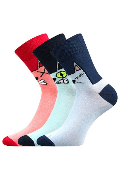 ponožky Xantipa 67 - mix (Velikost 35-38 (23-25), 3 pár)