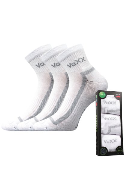 ponožky Caddy B 3pár - bílá (Velikost 35-38 (23-25), 1 balení)