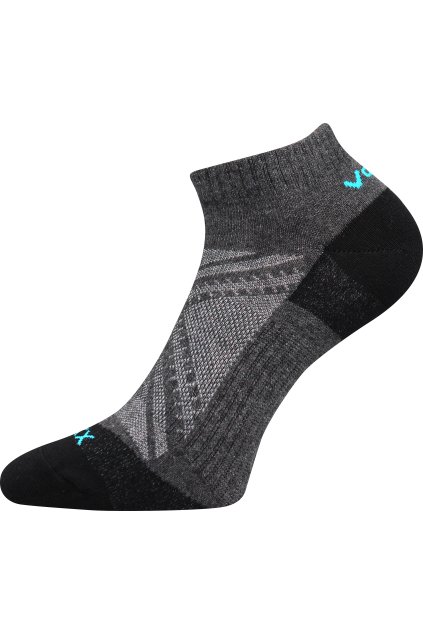 ponožky Rex 15 - tmavě šedá melé (Velikost 35-38 (23-25), 3 pár)