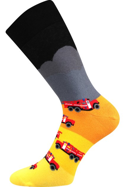 ponožky Twidor - hasiči (Velikost 39-42 (26-28), 3 pár)
