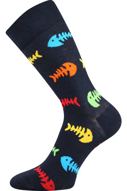 ponožky Twidor - ryby (Velikost 39-42 (26-28), 3 pár)