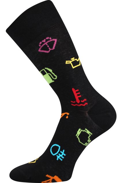 ponožky Twidor - kontrolky (Velikost 39-42 (26-28), 3 pár)