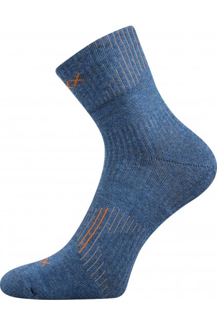 ponožky Patriot B - jeans melé (Velikost 35-38 (23-25), 1 pár)