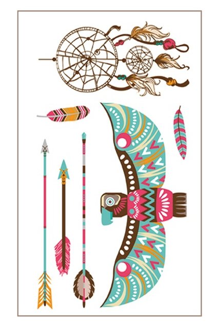 Obtisky vodové 10,5 x 6 cm lapač snů L9418