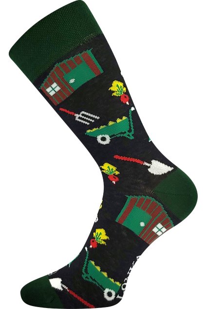 ponožky Woodoo - vzor 20 (Velikost 35-38 (23-25), 3 pár)