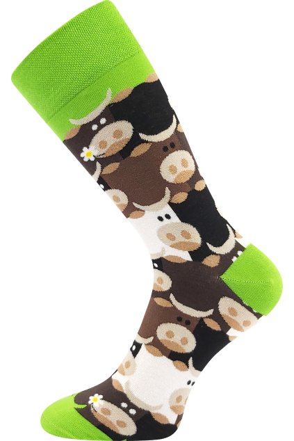 ponožky Twidor - kravičky (Velikost 39-42 (26-28), 3 pár)