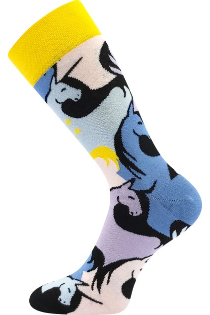 ponožky Twidor - jednorožci (Velikost 39-42 (26-28), 3 pár)