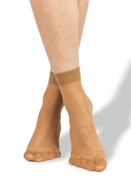 ponožky NYLON socks SÁČEK 20 DEN / 2 páry - opal (Velikost uni, 1 balení)