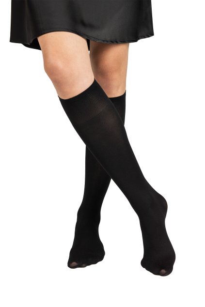 podkolenky MICRO knee-socks 50 DEN - nero (Velikost uni, 6 pár)
