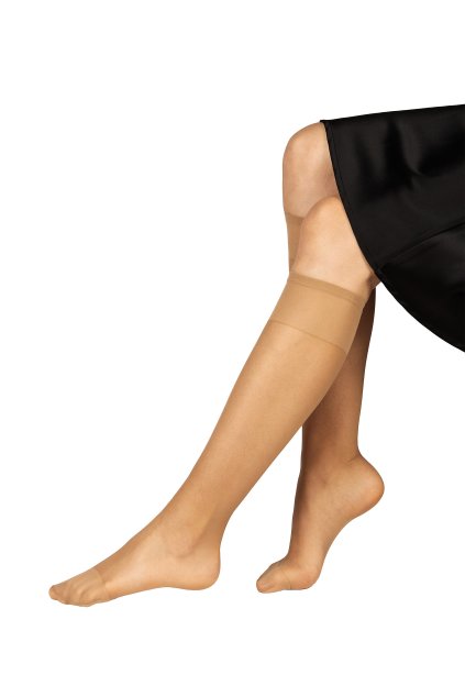 podkolenky RELAX knee-socks 20 DEN - beige (Velikost uni, 6 pár)