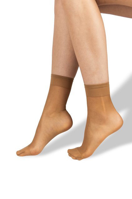 ponožky LADY socks 17 DEN / 2 páry - opal (Velikost uni, 6 ks)