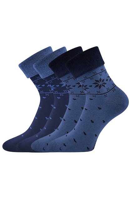ponožky Frotana - moon blue (Velikost 35-38 (23-25), 2 pár)