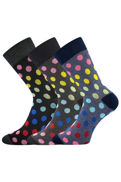 ponožky Ivana 60 - mix (Velikost 35-38 (23-25), 3 pár)