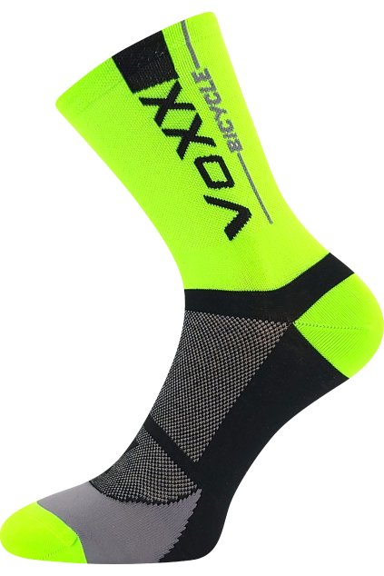 ponožky Stelvio - CoolMax® - neon zelená (Velikost 35-38 (23-25), 1 pár)