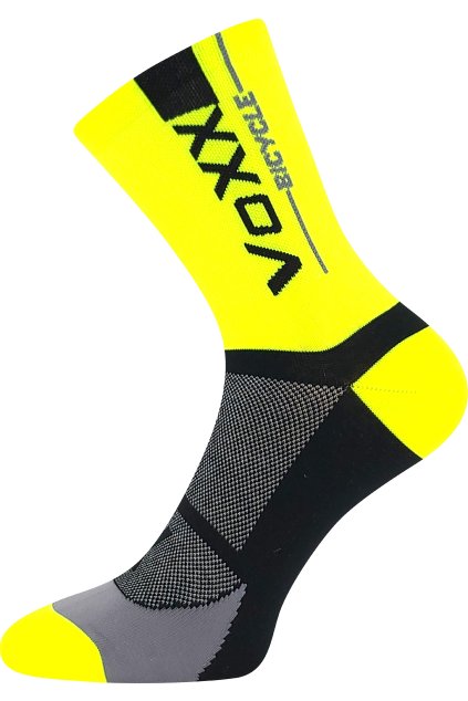 ponožky Stelvio - CoolMax® - neon žlutá (Velikost 35-38 (23-25), 1 pár)