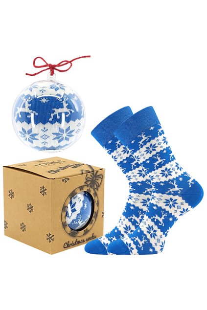 ponožky Elfi - modrá (Velikost 27-32 (18-21), 1 pár)