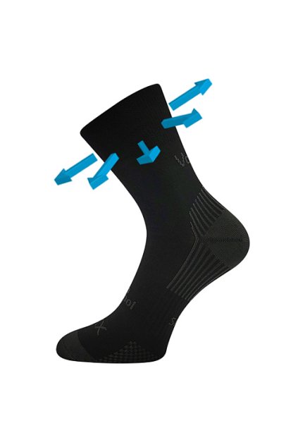 ponožky Optimus - černá (Velikost 35-38 (23-25), 1 pár)