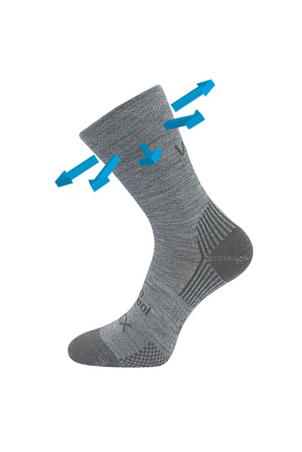 ponožky Optimus - světle šedá (Velikost 35-38 (23-25), 1 pár)