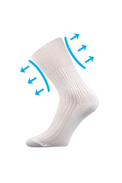 ponožky Zdrav. - bílá (Velikost 35-37 (23-24), 3 pár)