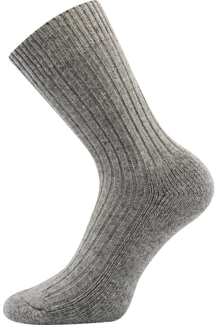 ponožky Aljaška - šedá melé (Velikost 35-38 (23-25), 1 pár)