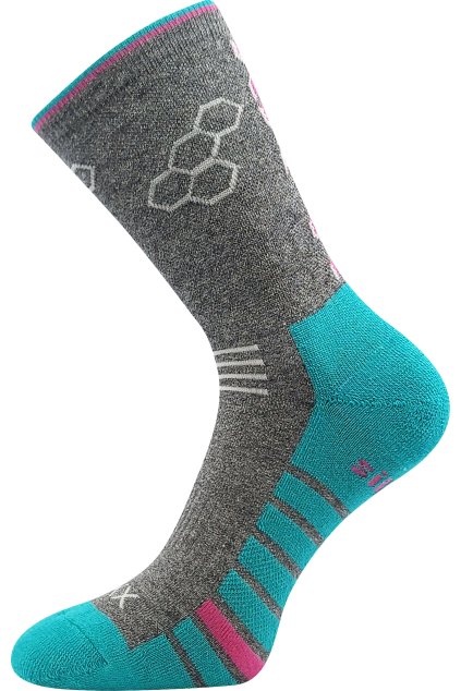 ponožky Virgo - tmavě šedá melé