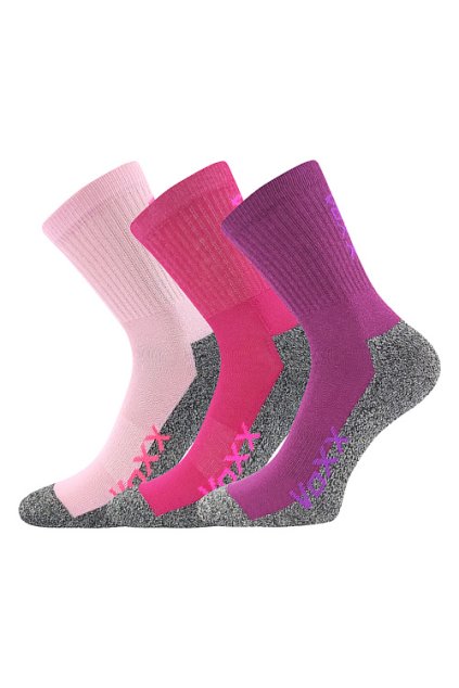 ponožky Locik - mix holka (Velikost 20-24 (14-16), 3 pár)