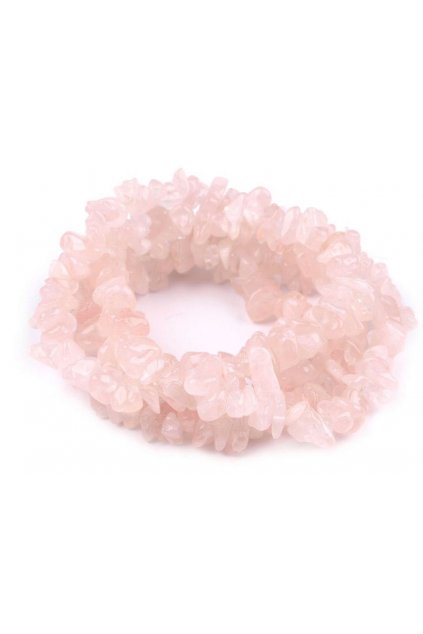 Minerálové zlomky Růženín na silonu 85 cm L9340069