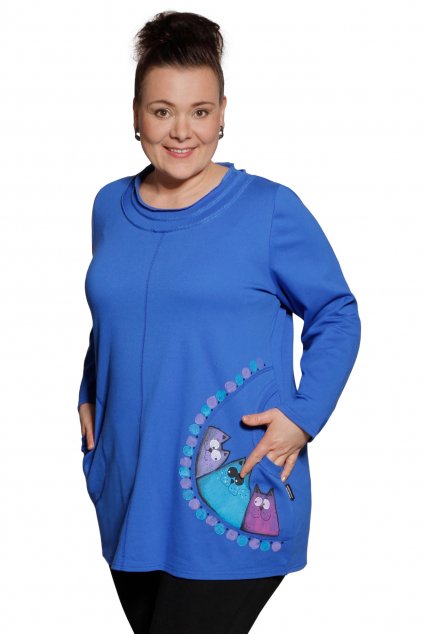 modra tunika do 7xl