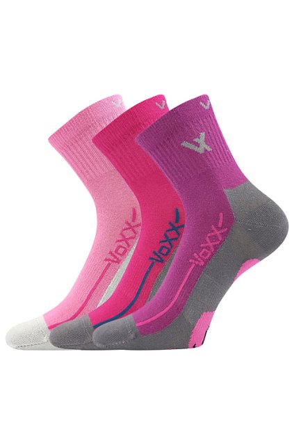 ponožky Barefootik - mix holka (Velikost 20-24 (14-16), 3 pár)