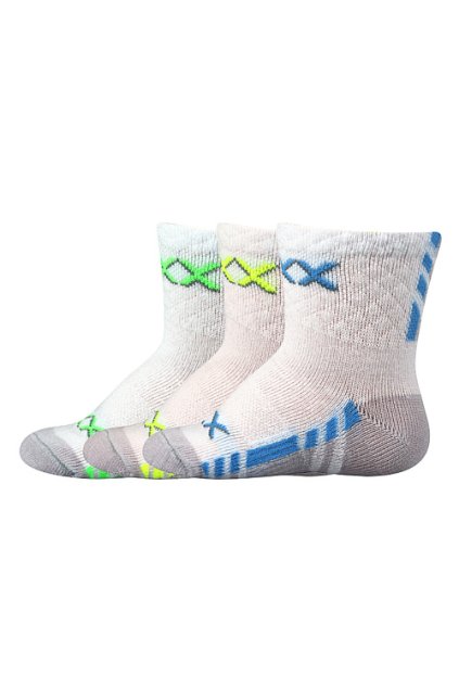 ponožky Piusinek - bílá (Velikost 14-17 (9-11), 3 pár)