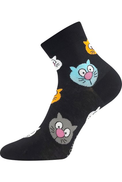 ponožky Dorwin - kočky (Velikost 35-38 (23-25), 3 pár)