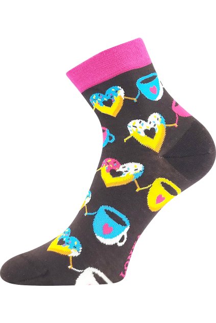 ponožky Dorwin - donuty (Velikost 35-38 (23-25), 3 pár)