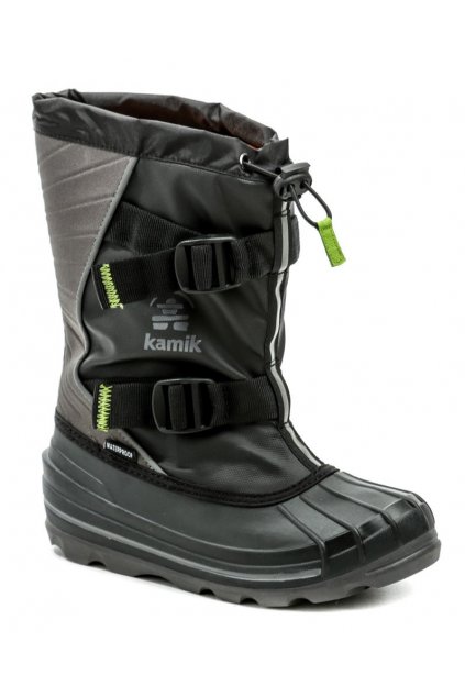 KAMIK GLACIAL 4 Black dětské zimní sněhule