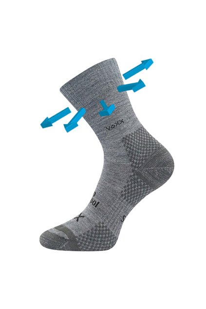 ponožky Menkar - světle šedá (Velikost 35-38 (23-25), 1 pár)