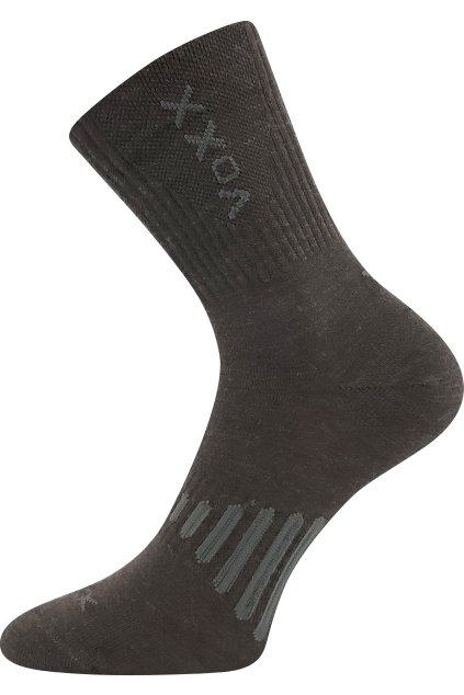 ponožky Powrix - hnědá (Velikost 39-42 (26-28), 1 pár)